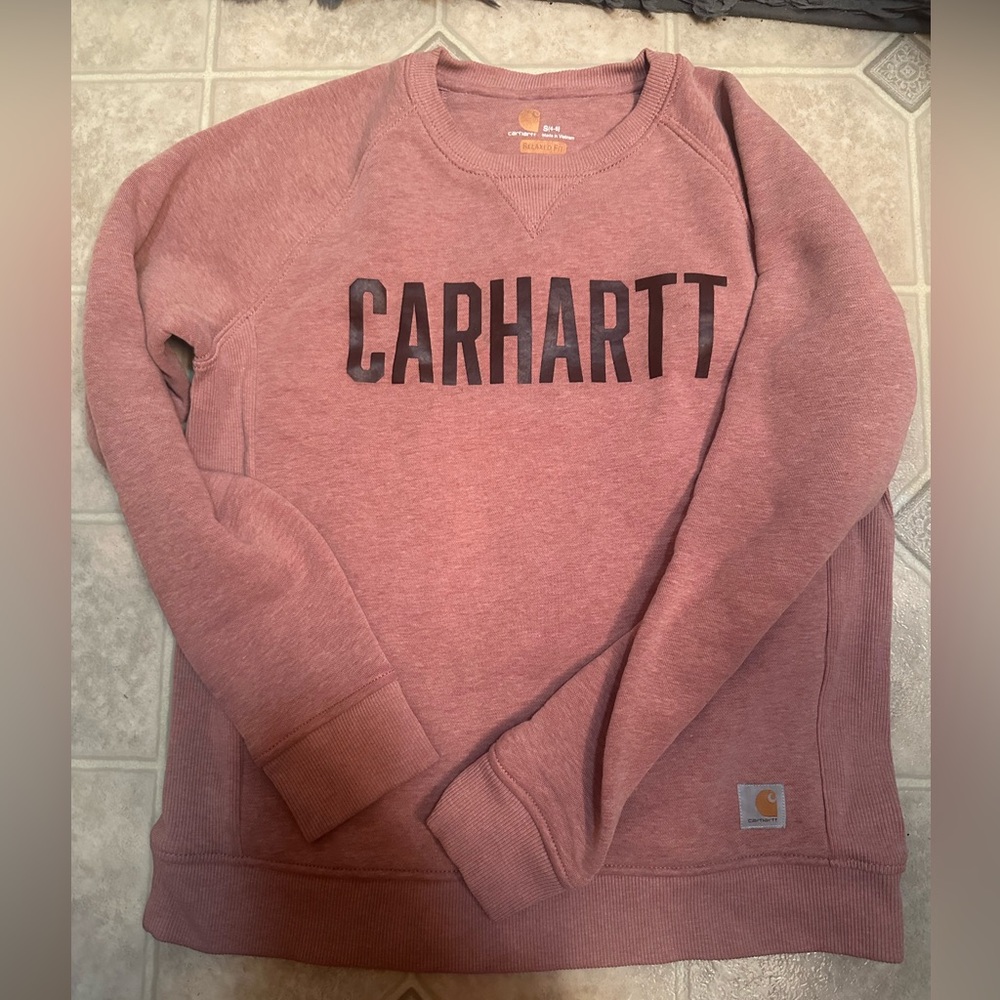 Carhartt Dusty Rose Relaxed Fit Sweatshirt